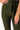 Detail View Lulu Paper Bag High Waist Cigarette Pants in Olive