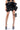 Front View Lux Waves Mini Skirt