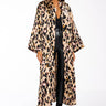 Front View Luxe Af Animal Print Duster