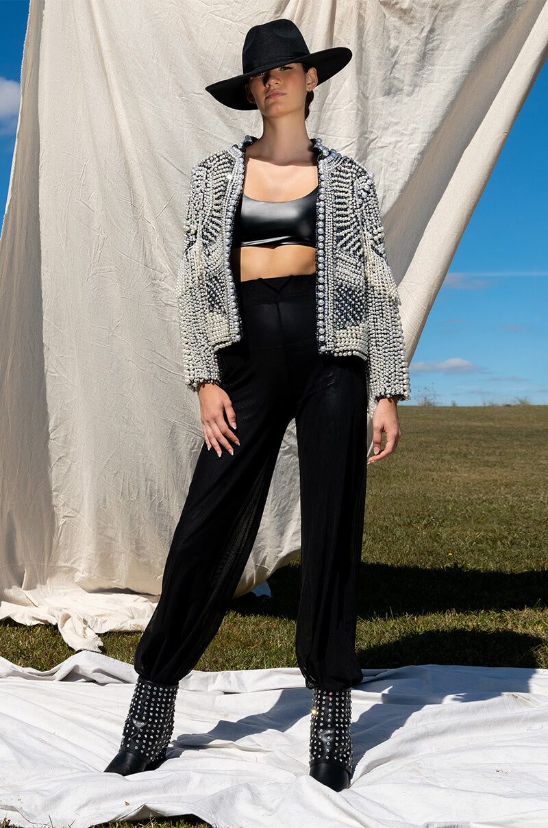 Extra View Luxe All Over Pearl Alix Jacket