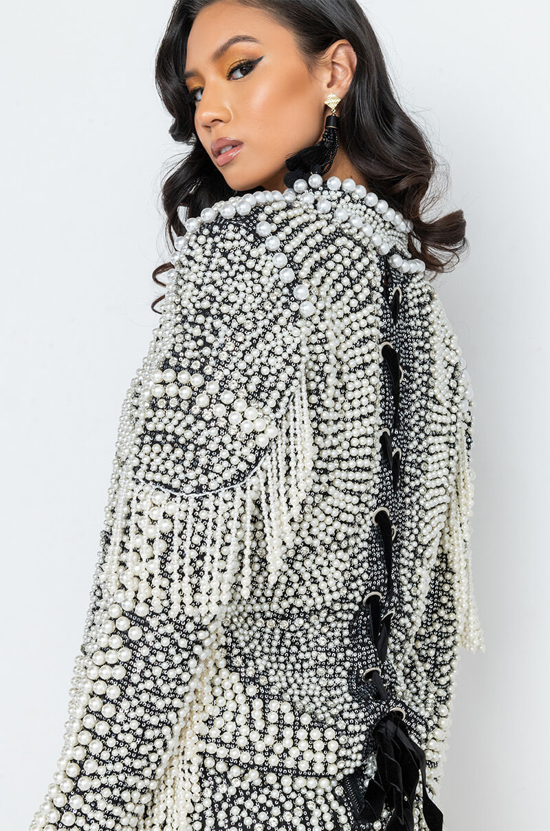 Full View Luxe All Over Pearl Alix Jacket