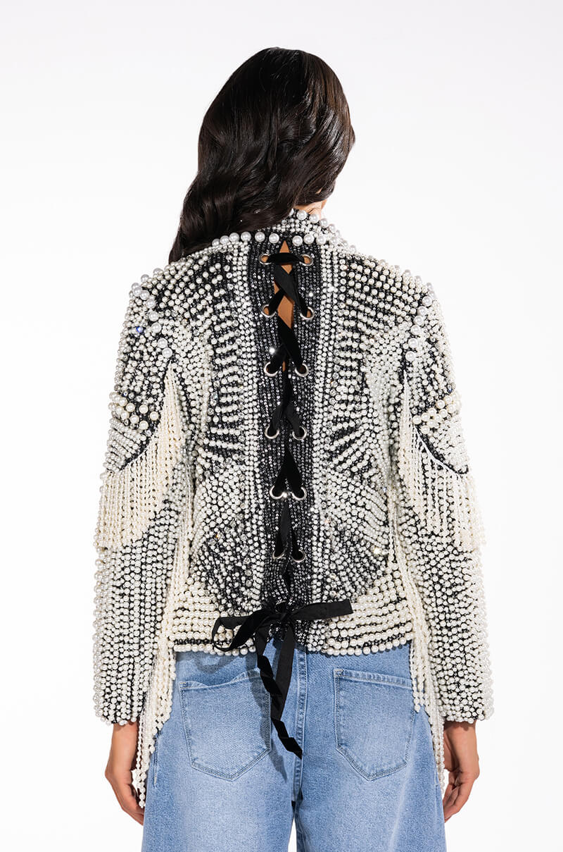 Extra View Luxe All Over Pearl Alix Jacket
