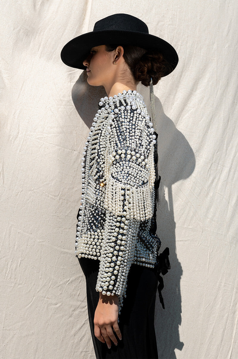 Extra View Luxe All Over Pearl Alix Jacket