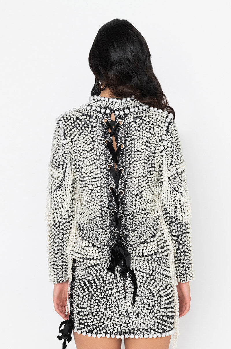 Extra View Luxe All Over Pearl Alix Jacket