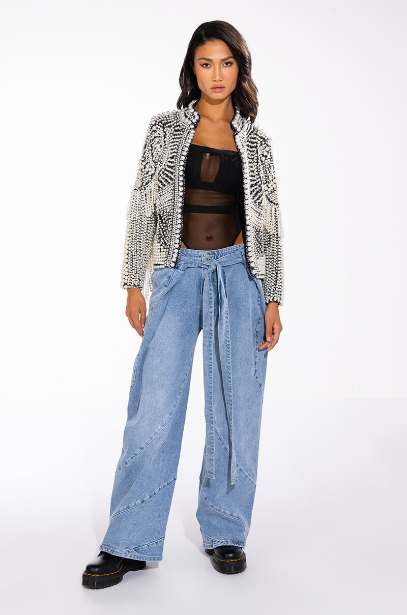 Extra View Luxe All Over Pearl Alix Jacket