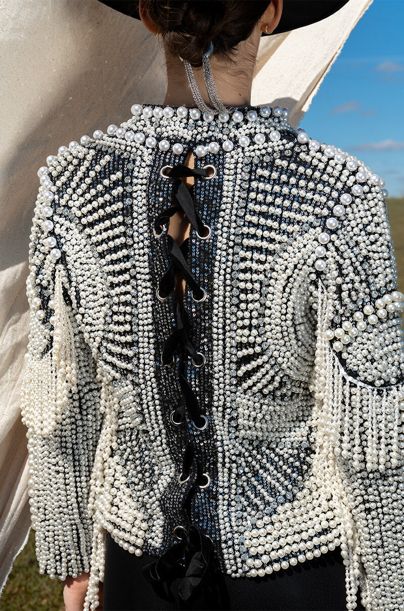 Extra View Luxe All Over Pearl Alix Jacket