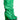 Front View Luxe In Love Knee High Chunky Boot In Green