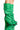 Front View Luxe In Love Knee High Chunky Boot In Green