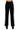 Full View Luxe Velvet Open Leg Trouser In Black