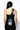 Extra View Lyra Zipper Detail Faux Leather One Shoulder Top