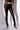 Front View Maddie Ruched Faux Leather Matte Legging