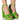 Front View Made For This Embellished Chunky Heel Sandal In Green