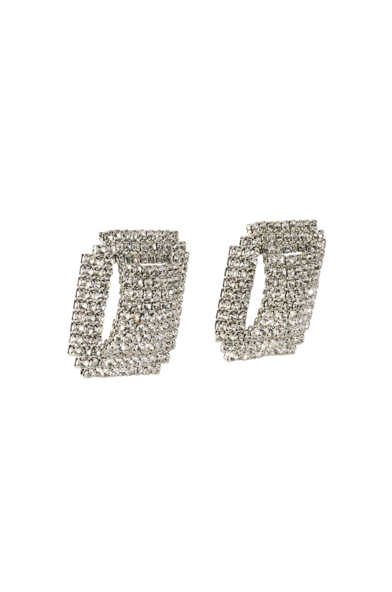 Back View Made Of Money Embellished Statement Studs