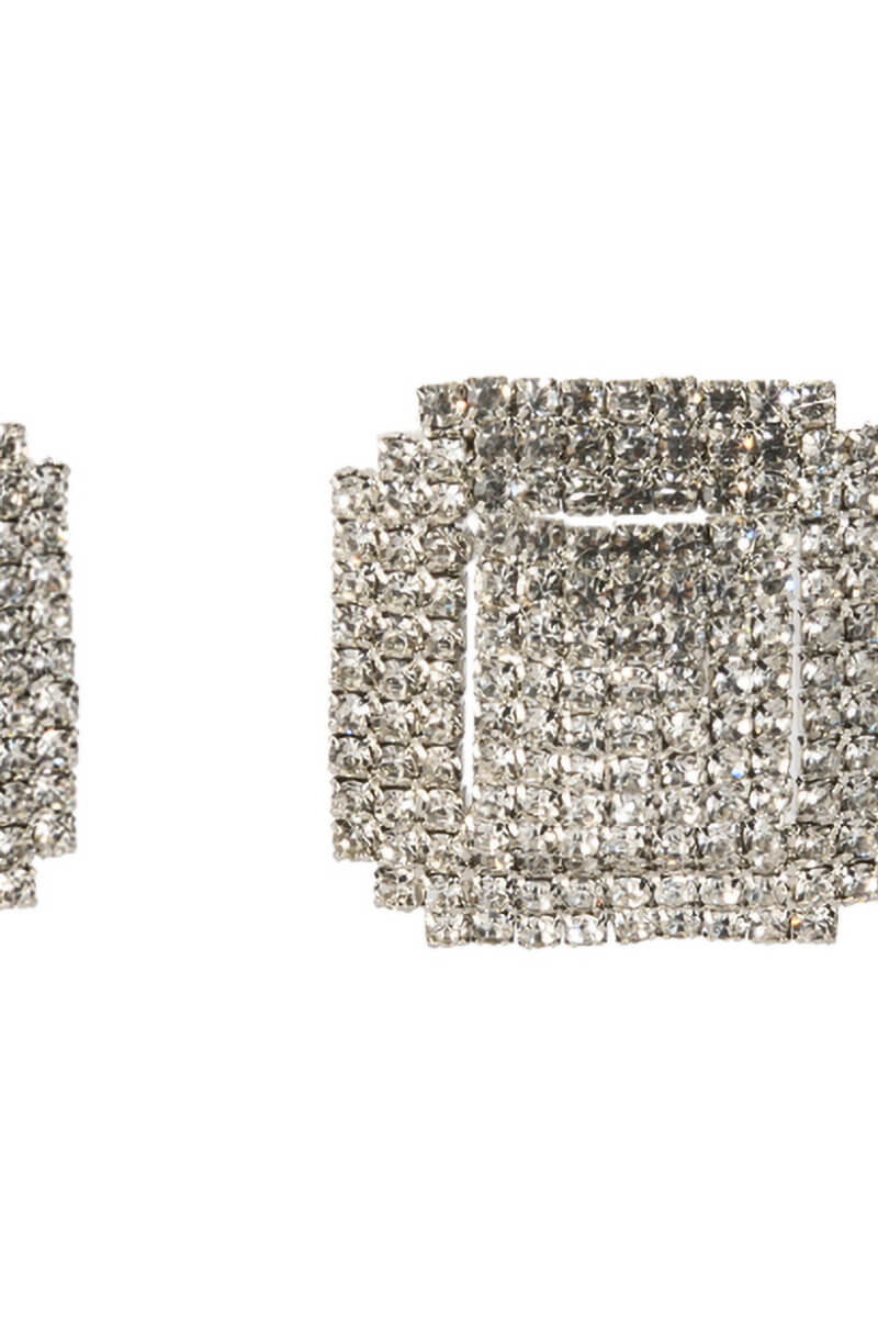 Detail View Made Of Money Embellished Statement Studs