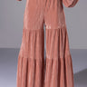 Front View Made You Blush Wide Leg Pant