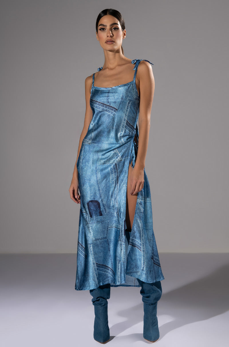 MADE YOU LOOK PRINTED DRESS AND BLAZER view 0