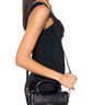 Front View Magic Touch Faux Leather Purse