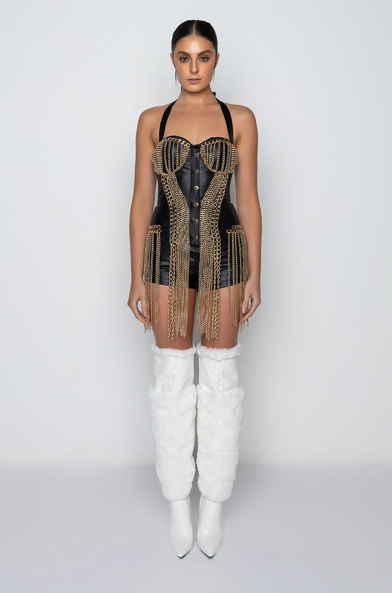 Full View Main Attraction Chain Detail Romper