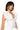 Side View Main Character Energy Ruffled Blouse In White