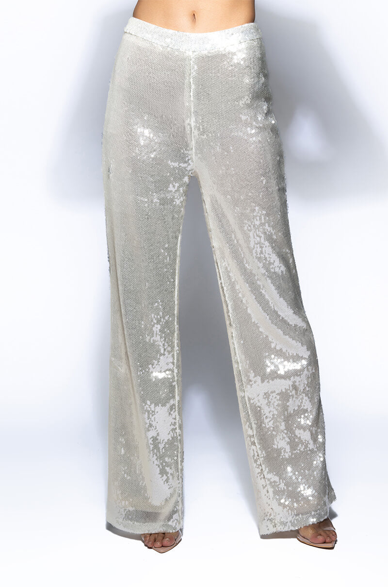 Full View Main Character Sequin Blazer And Suit Pant Set