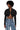 Front View Make It Look Easy Skinny Arm Cropped Bomber