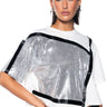 Front View Make It Shine Sequin Detail T-shirt