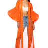 Front View Maldives Puff Sleeve Duster