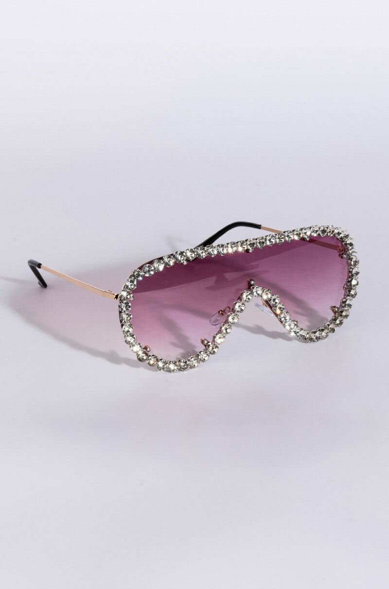 Detail View Malibu Rhinestone Sunnies