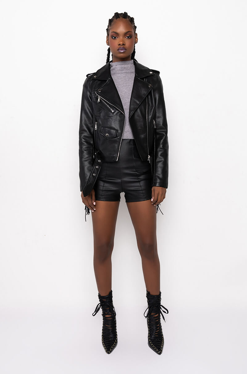 Extra View Mama Fringe Moto Jacket 19