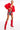 Back View Manchester Faux Colorblock Mini Skirt