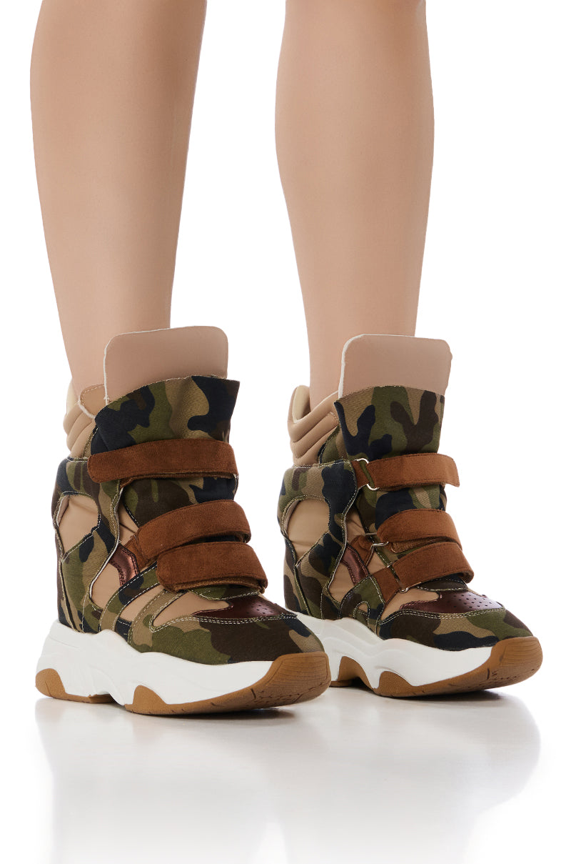 MARANTO CHUNKY CAMO SNEAKER view 0