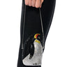 Front View March Of The Penguin Bling Rhinestone Clutch