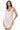 Front View Margo Sequin Sleeveless V Neck Mini Dress