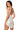 Side View Margo Sequin Sleeveless V Neck Mini Dress