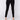 Front View Margot Lace Up Skinny Jeans in Black