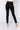 Back View Margot Lace Up Skinny Jeans in Black