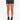 Front View Margot Rhinestone Lace Up Faux Leather Shorts