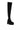 Back View Margot Thigh High Knit Stretch Boot In Black