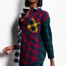 Front View Marianna Multi Colored Plaid Shirt