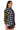 Side View Marianna Multi Colored Plaid Shirt