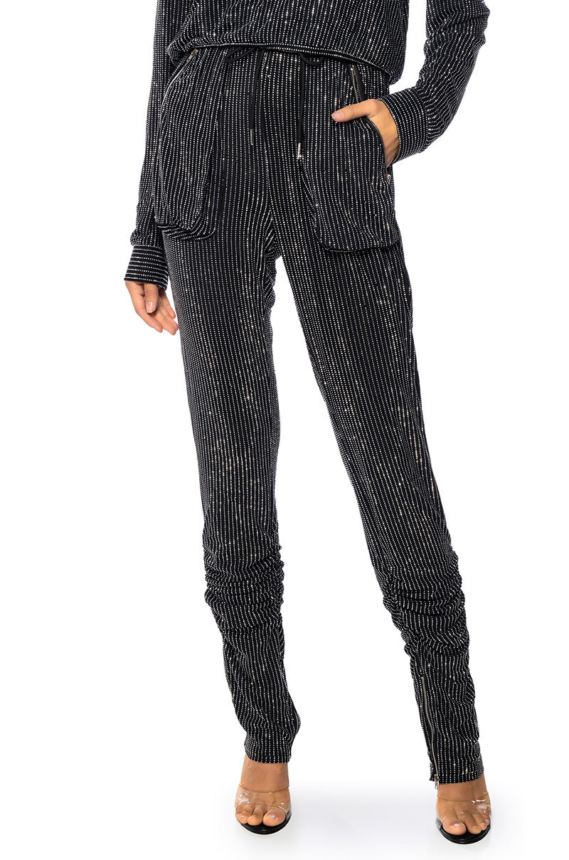 MARLOW EMBELLISHED MESH JOGGER view 0