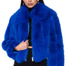 Front View Mars Girl Faux Fur Jacket