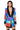 Front View Matrix Abtract Print Blazer