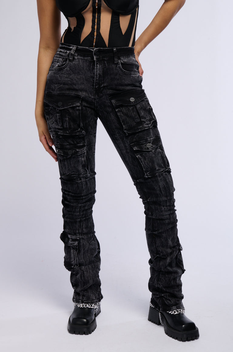 MATRIX HIGH RISE STACKED JEANS – AKIRA