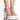 Front View Mavery Patent Chunky Heel With Straps