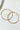 Side View Medium Core Hoop Earring in Gold