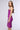 Back View Meet Me In The Metallics Midi Dress In Purple