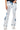 Front View Mel Acid Wash Flare Denim Jeans