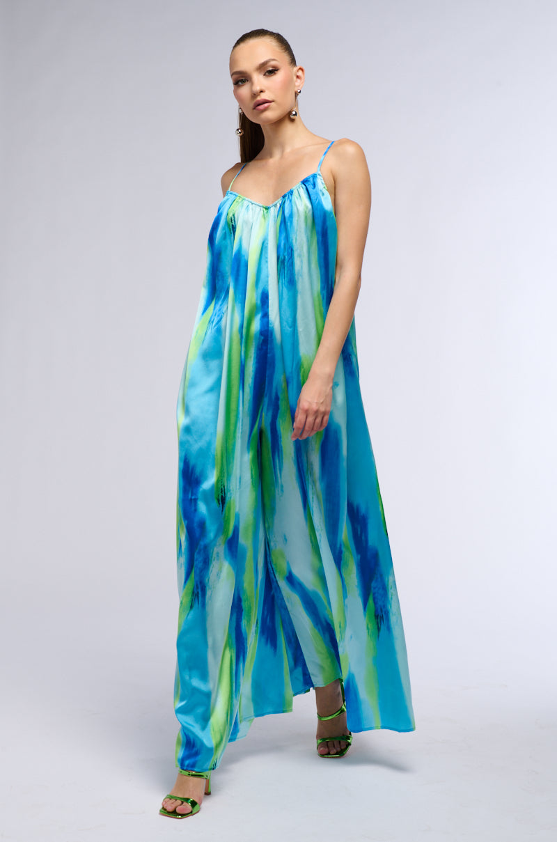 Side View Melody Tie Dye Jumpsuit
