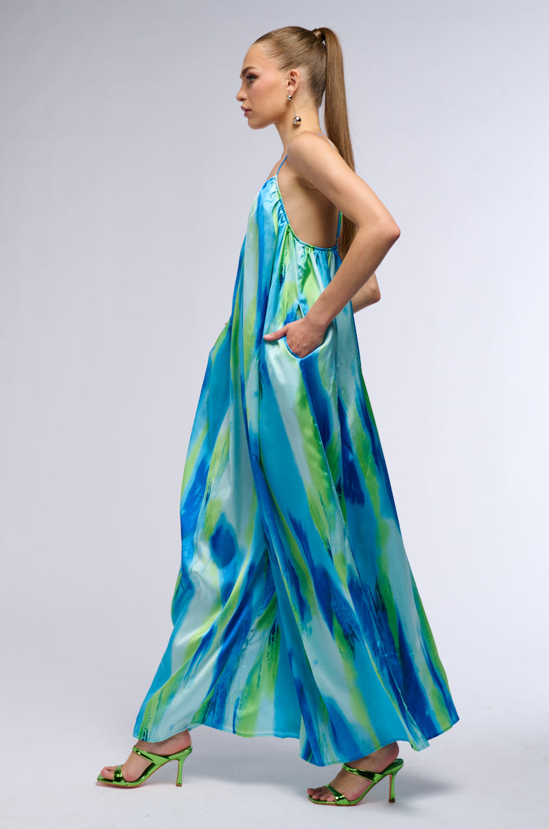 Detail View Melody Tie Dye Jumpsuit